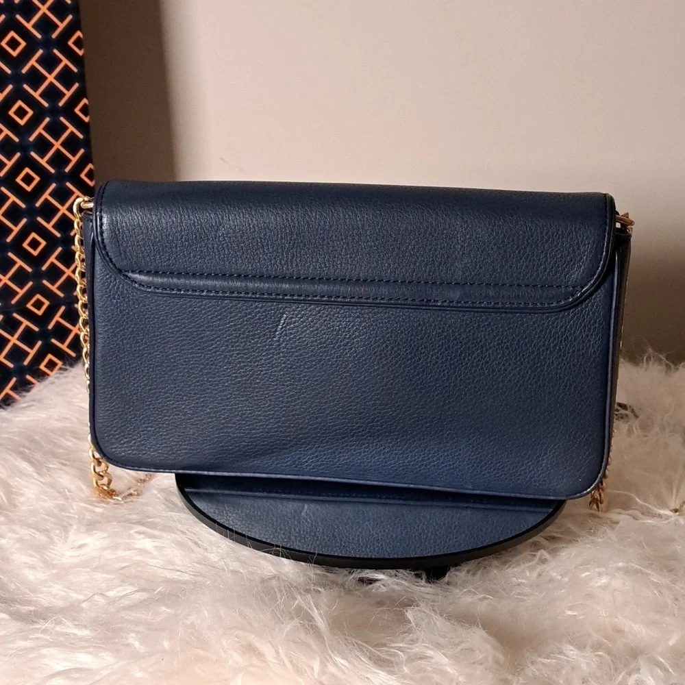 Tory Burch Chelsea Leather Shoulder Bag EUC